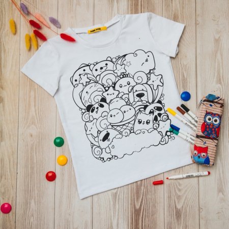 Футболка для раскрашивания