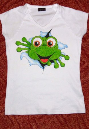 Рисование на футболках