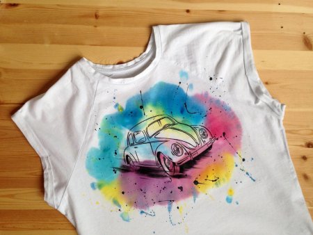 Разрисованные футболки