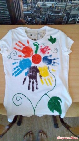 Рисование на футболках для детей