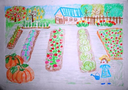 Рисование праздник урожая