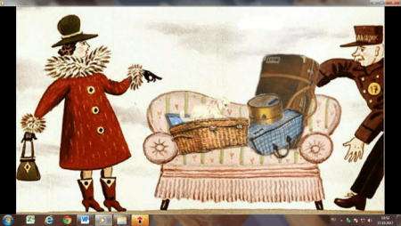 Маршак багаж иллюстрации Лебедева