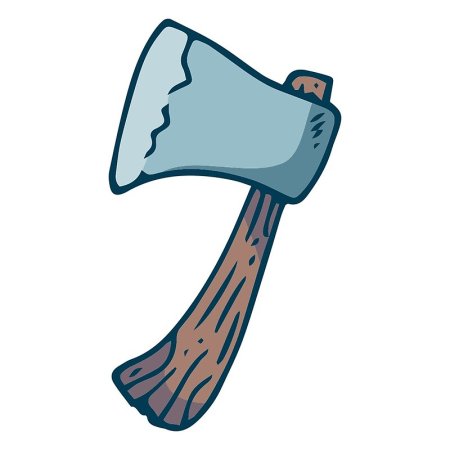 Топор из мультика