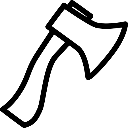 Топор значок