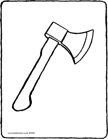 Топорик без фона