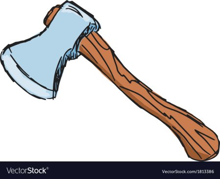 Топор мультяшный