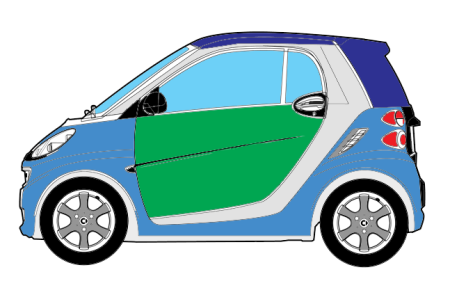 Нарисовать электромобиль