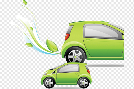 Мультяшный электромобиль