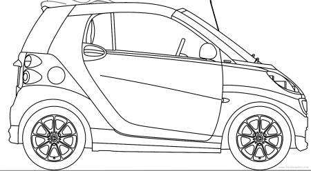 Smart Fortwo 2003 Blueprint