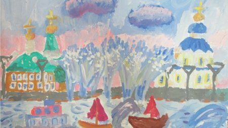 Рисунок Чебоксары глазами детей