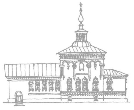 Троицкий собор Соликамск рисунок