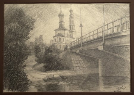 Пейзаж города Соликамска