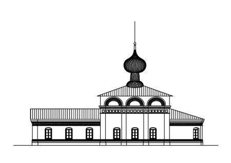 Церковь Соликамск рисунок