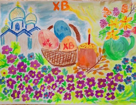 Рисунок на Пасху