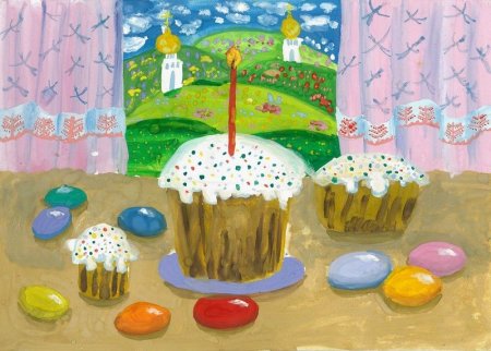 Праздник Пасха рисунок