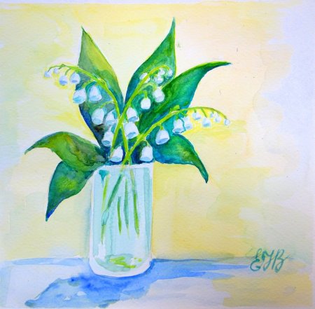 Ландыш рисунок