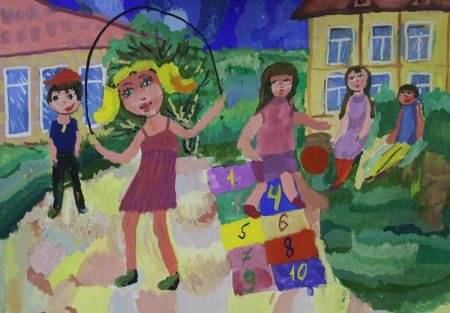 Тематическая композиция на тему детство