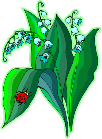 Ландыш рисование для детей