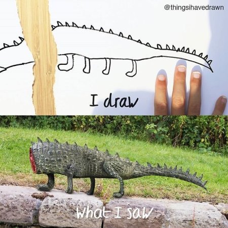 Как бы выглядели животные с рисунков детей