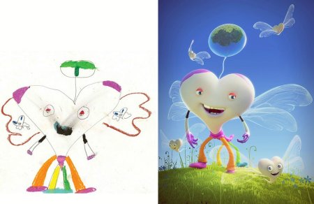 Реальность и фантазия детские рисунки