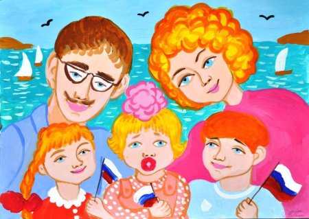 Рисунок моя семья