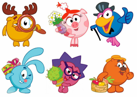 Мульт герои Смешарики