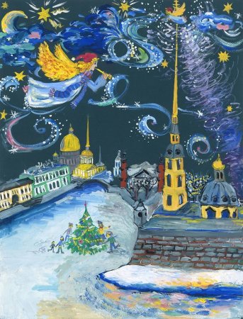 Детские рисунки Санкт-Петербурга