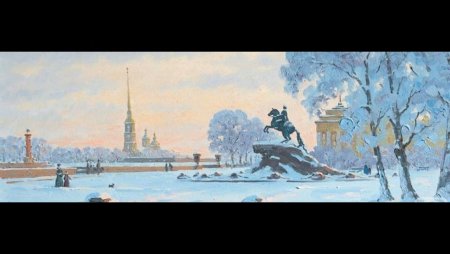 Зимний Петербург иллюстрации