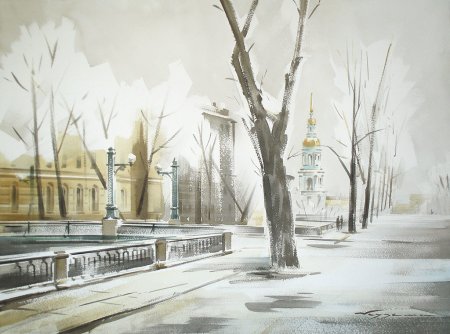 Художник Сергей Темерев Петербург