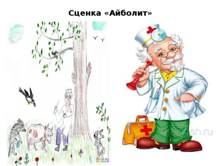 Герои сказки Чуковского доктор Айболит
