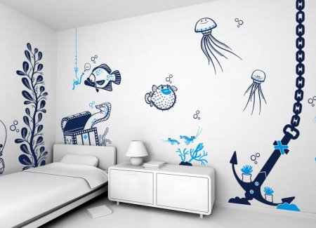 Рисунки на стену