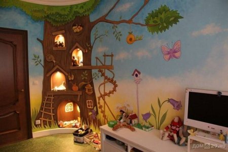 Роспись детской комнаты