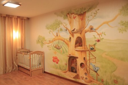 Роспись стен в детской