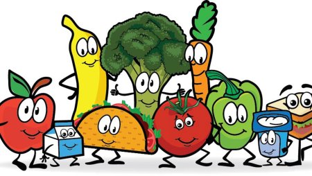 Рисунок на тему здоровое питание