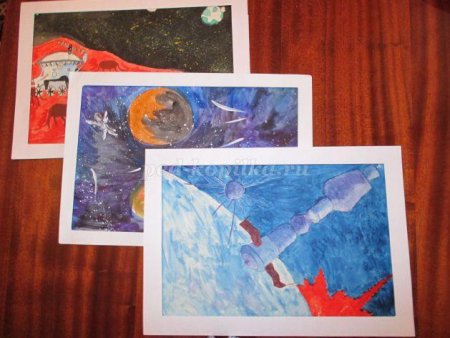 Рисунок оформленный в паспарту