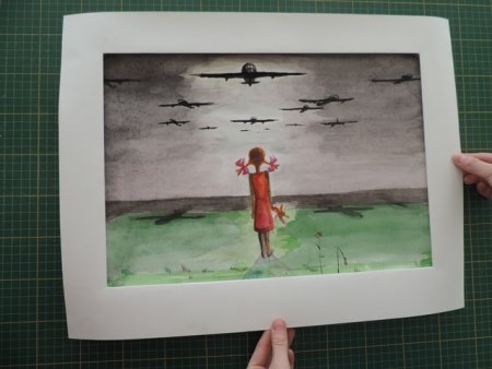 Рамка паспарту для рисунка