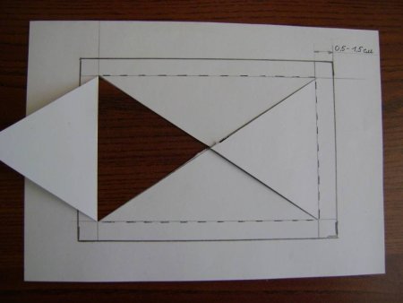 Паспарту для рисунка а4 из а3