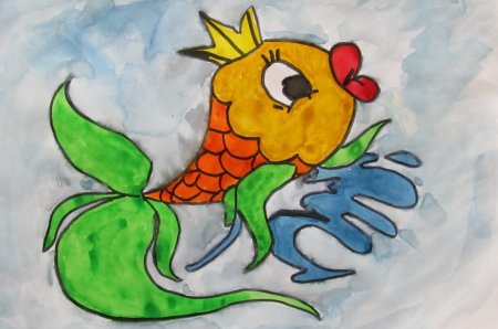 Колобок рисунок для детей