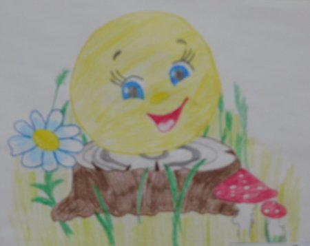 Иллюстрация к сказке Александра Сергеевича Пушкина Золотая рыбка