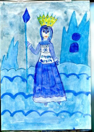 Снежная Королева рисунок