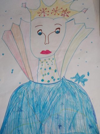 Снежная Королева рисунок