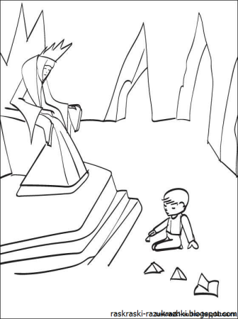 Снежная Королева нарисова