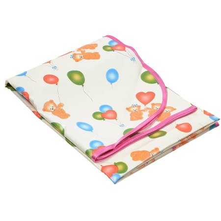 Клеенка подкладная ПВХ покрытие колорит с резинкой 100х70см