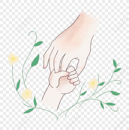 Дитя в ладонях рисунок