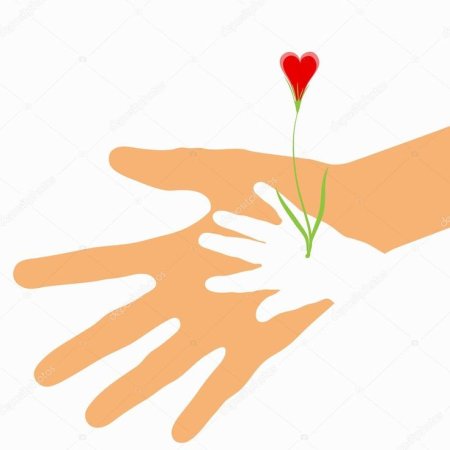 Росточек в ладошках