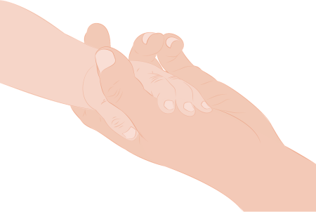 Мама с ребенком на руках для презентации