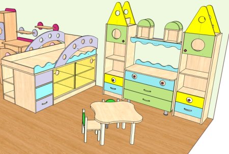 Уголок рисования в детском