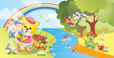 Красочное лето дети