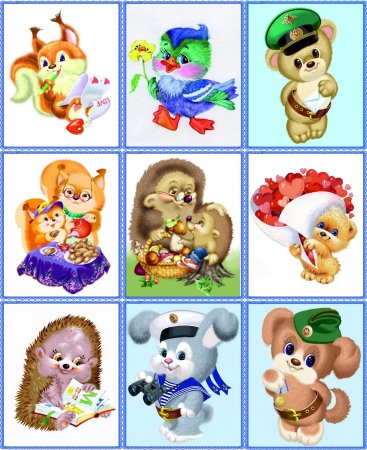 Наклейки на шкафчики для детского сада