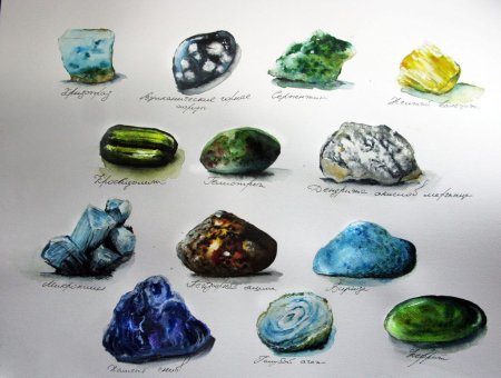 Рисунки на камнях